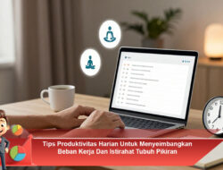 Tips Produktivitas Harian Untuk Menyeimbangkan Beban Kerja Dan Istirahat Tubuh Pikiran